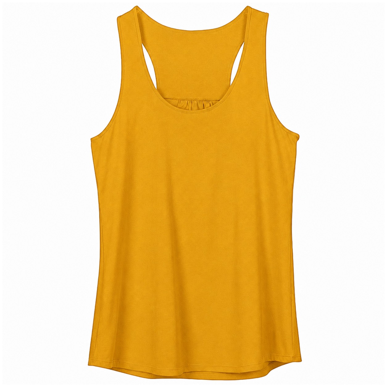 Ladies' Cotton Racerback Tank Top — Gold