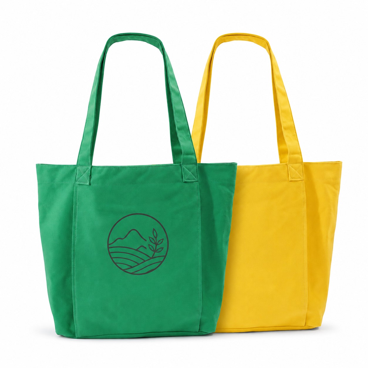 Canvas Yoga Mat Tote With Zipper Pocket