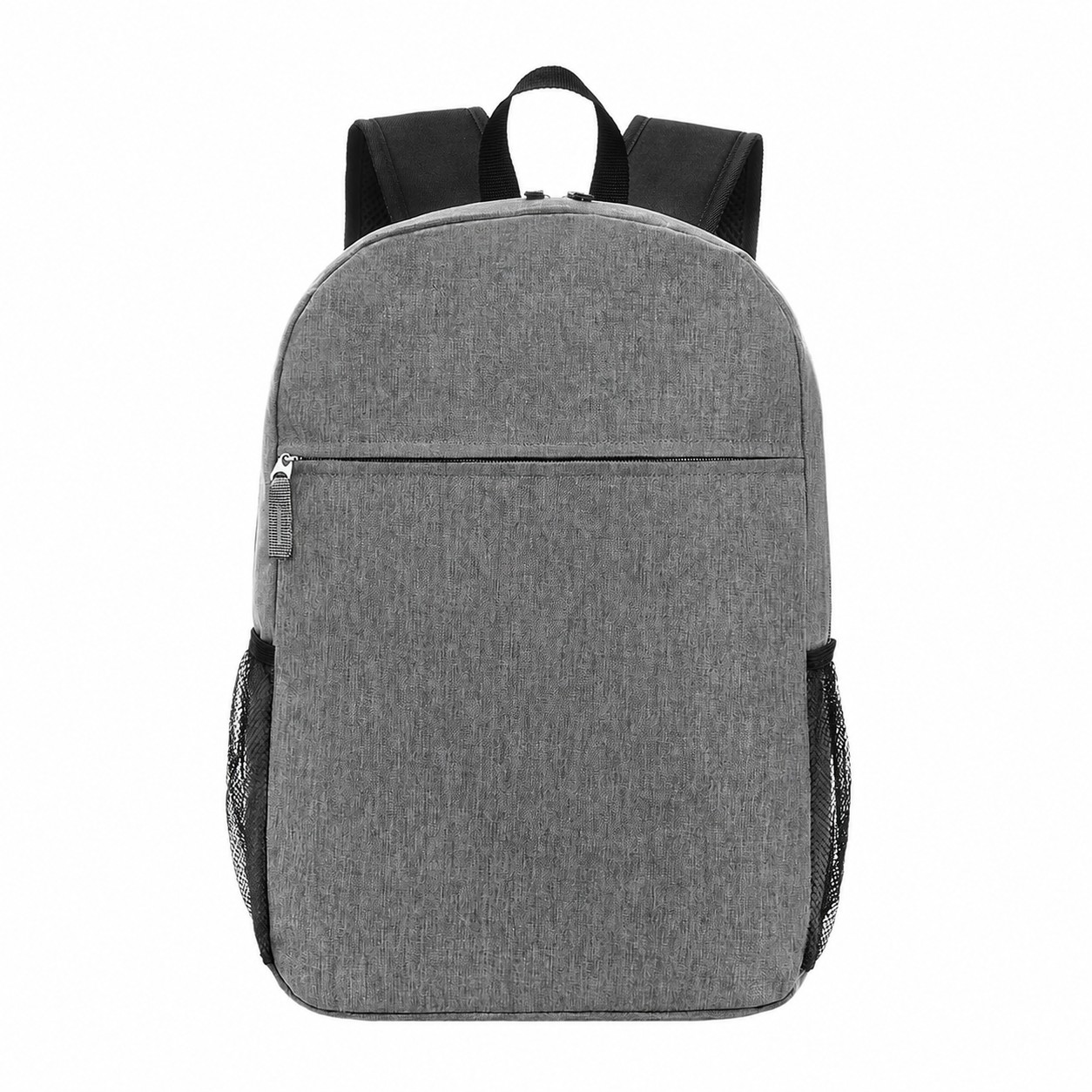 300D Polyester Roomy Laptop Backpack — Gray