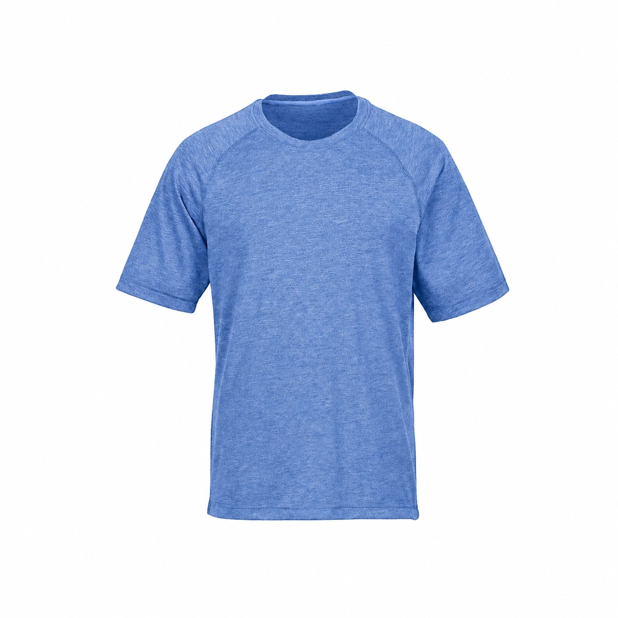 Men's Tri-Blend Moisture-Wicking Raglan T-Shirt — Blue