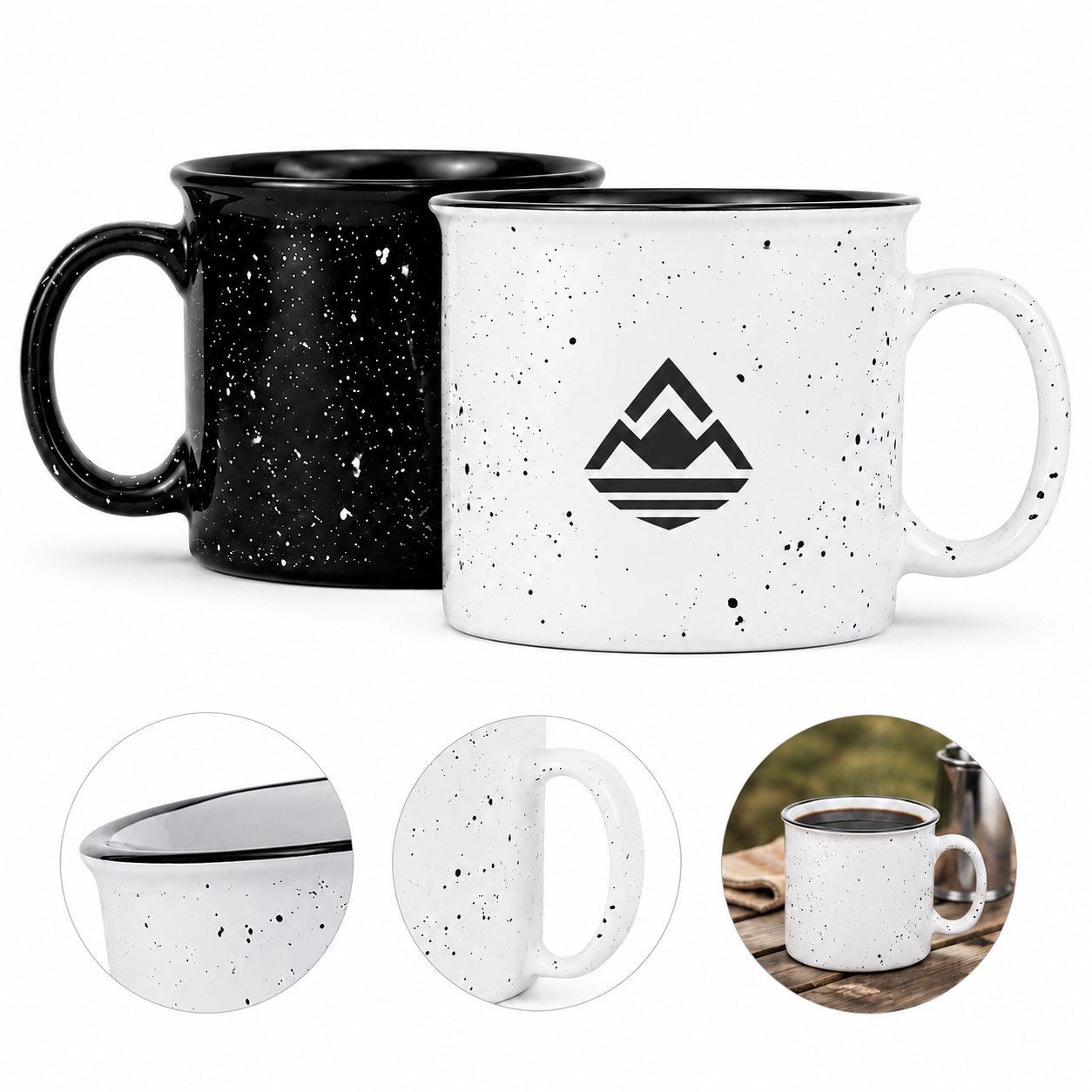 Speckled Ceramic 14 Oz Campfire Mug