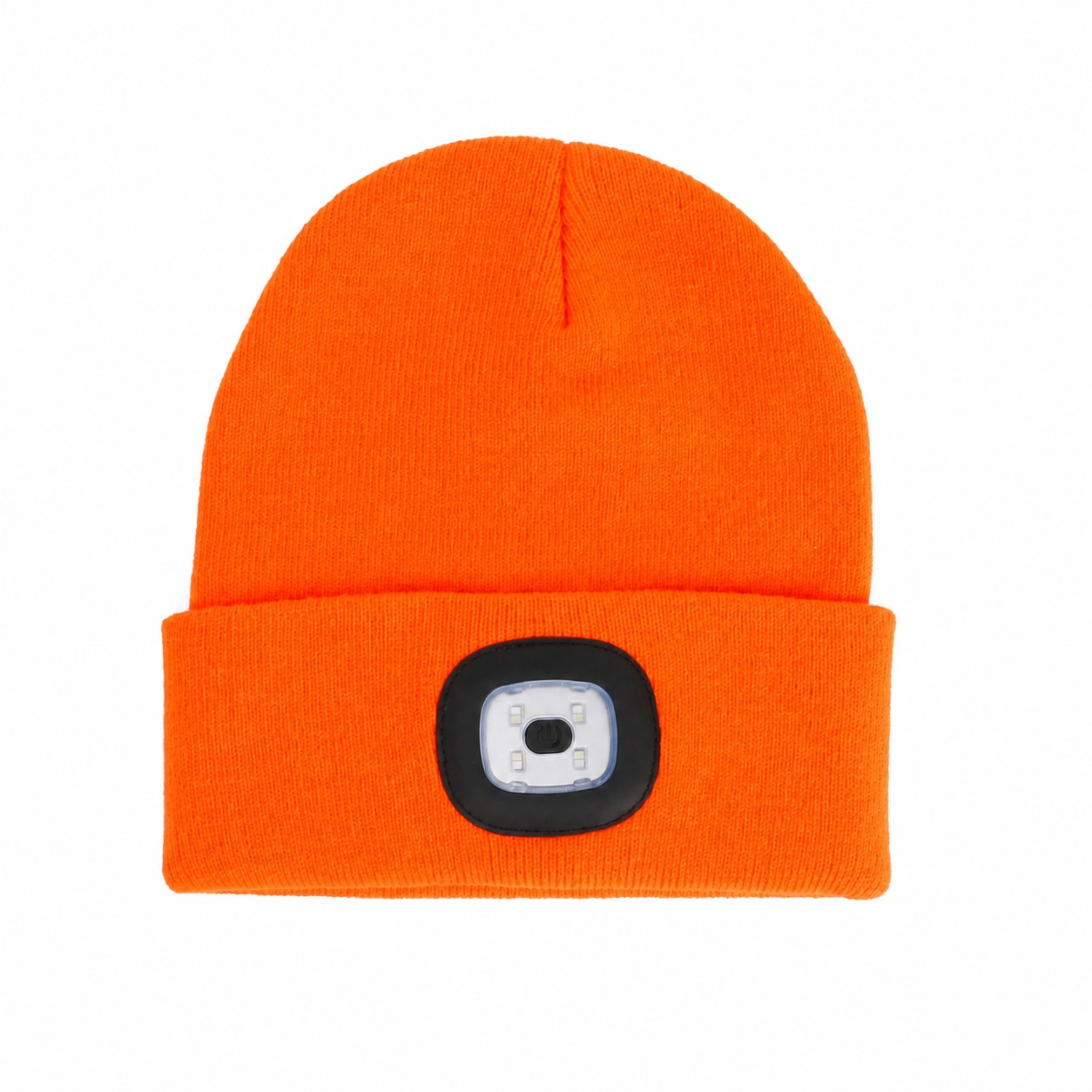 Acrylic Beanie — Orange