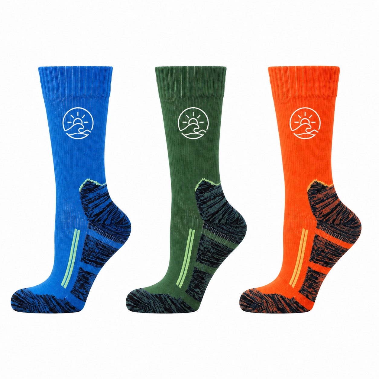 Seamless Waterproof Nylon Polyester Crew Socks
