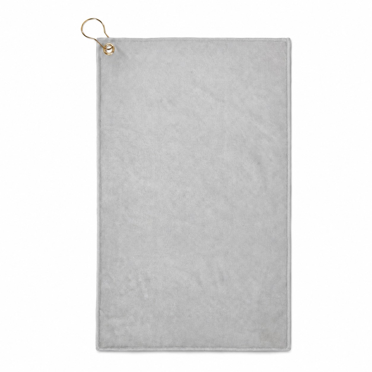 400GSM Microfiber Golf Towel — Silver