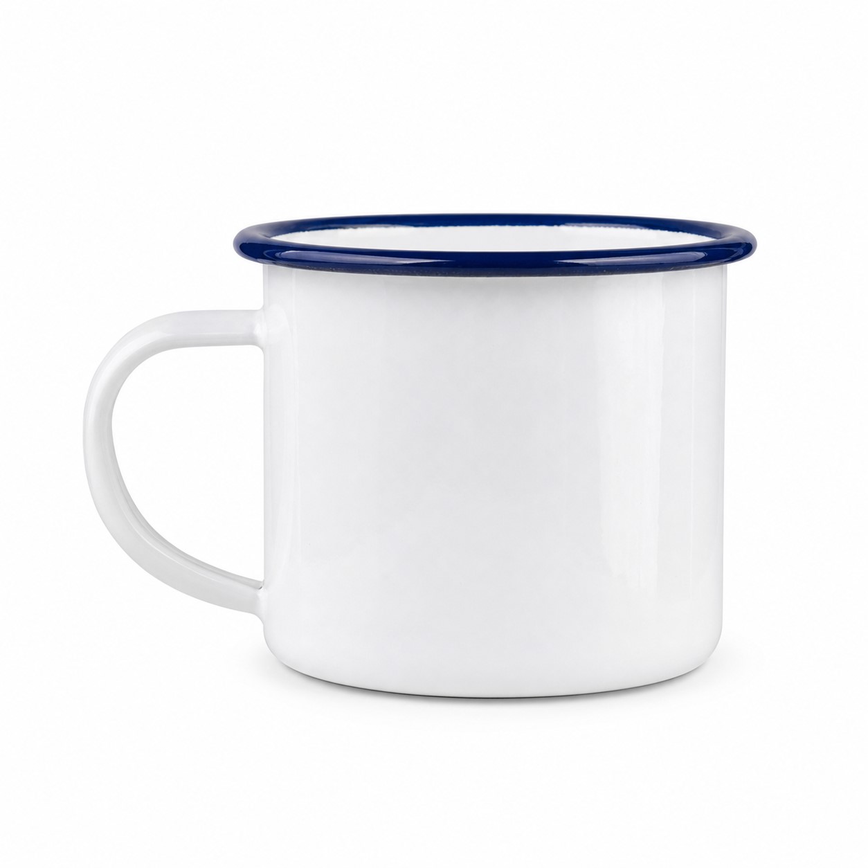 Rolled Rim 12 Oz Enamel Camp Mug — view 2