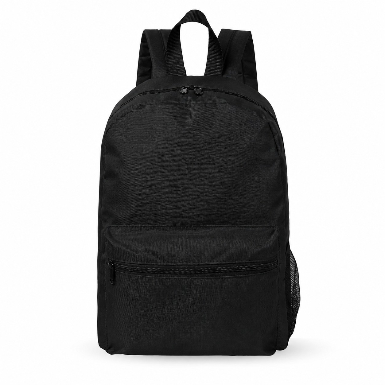 Zippered Storage Backpack — Black