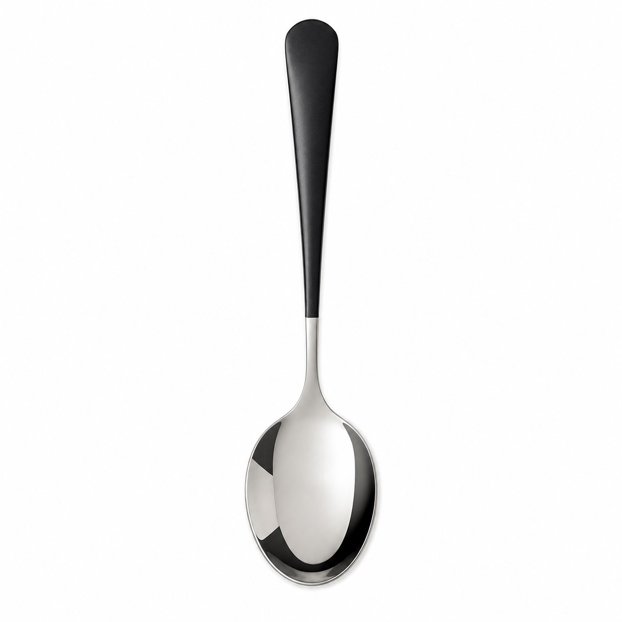 Smooth Edge Stainless Steel Soup Spoon — view 2