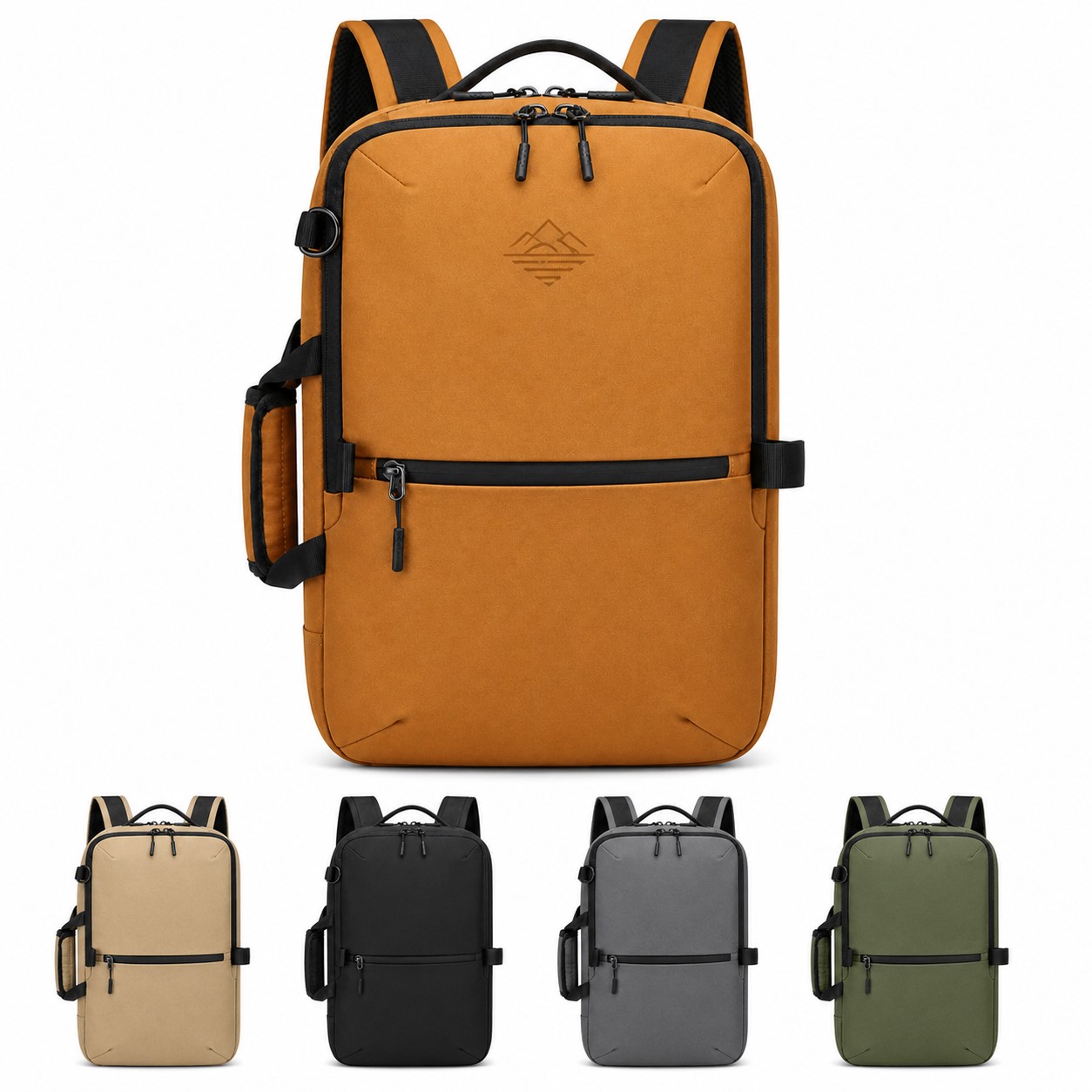 Slim Polyester Laptop Commuter Backpack