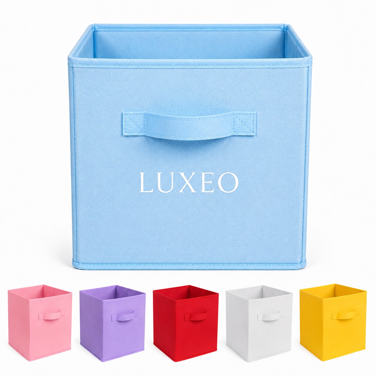 Nonwoven Collapsible Storage Cube With Front Handle
