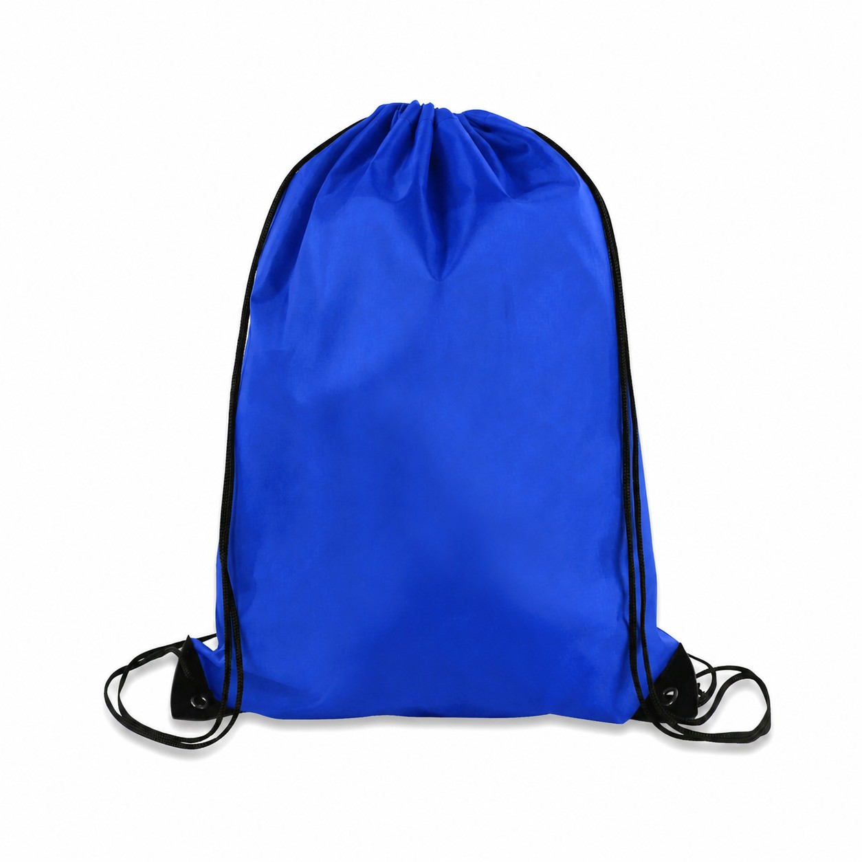Reinforcement Trim Drawstring Bag — Royal Blue