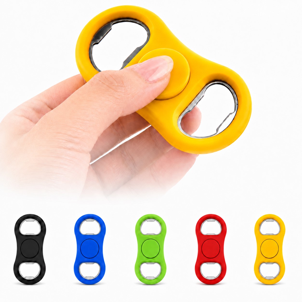 Stainless Steel Bottle Opener Fidget Spinner