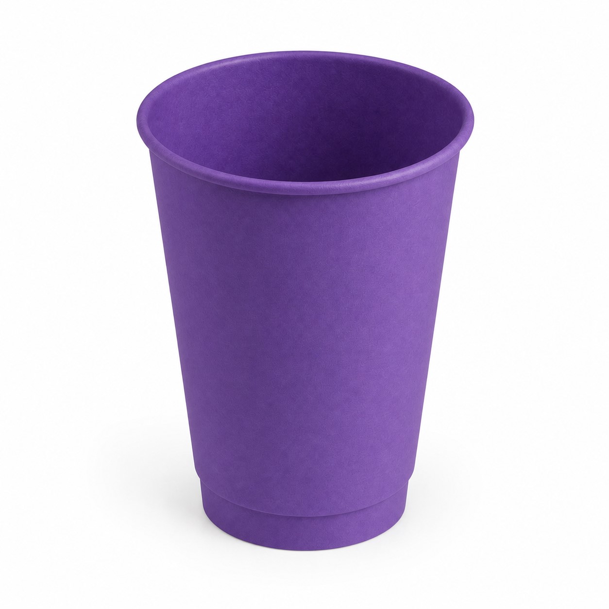 Sleeved Disposable Paper Drink Cup — Purple