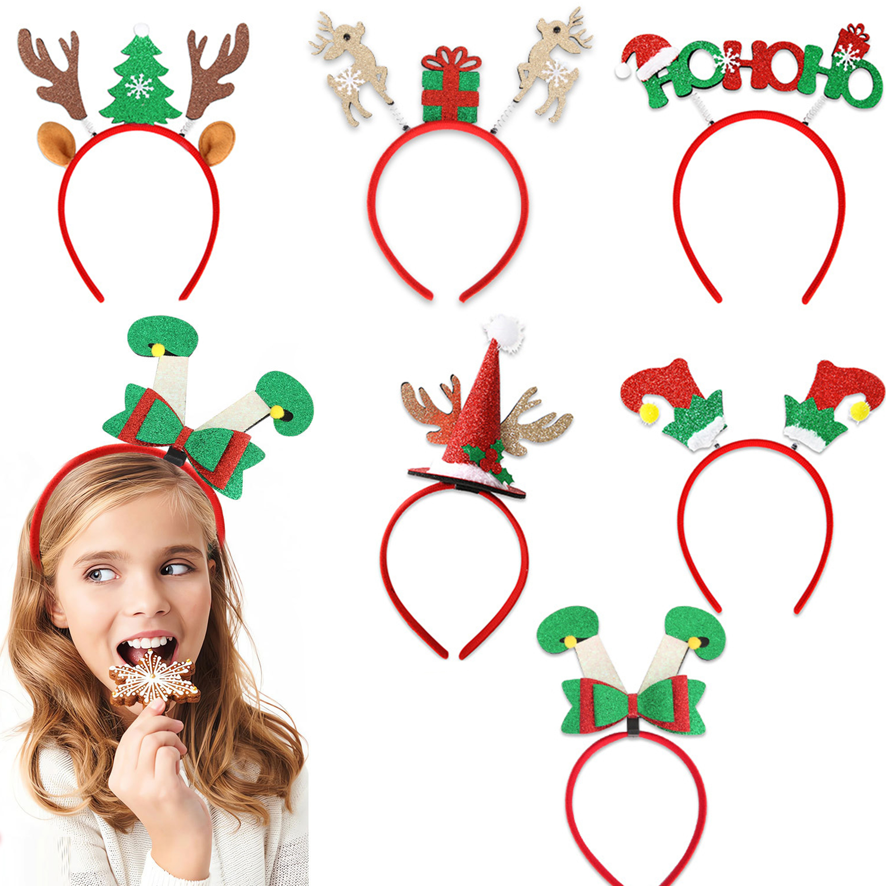 Christmas Headband With Elf Legs