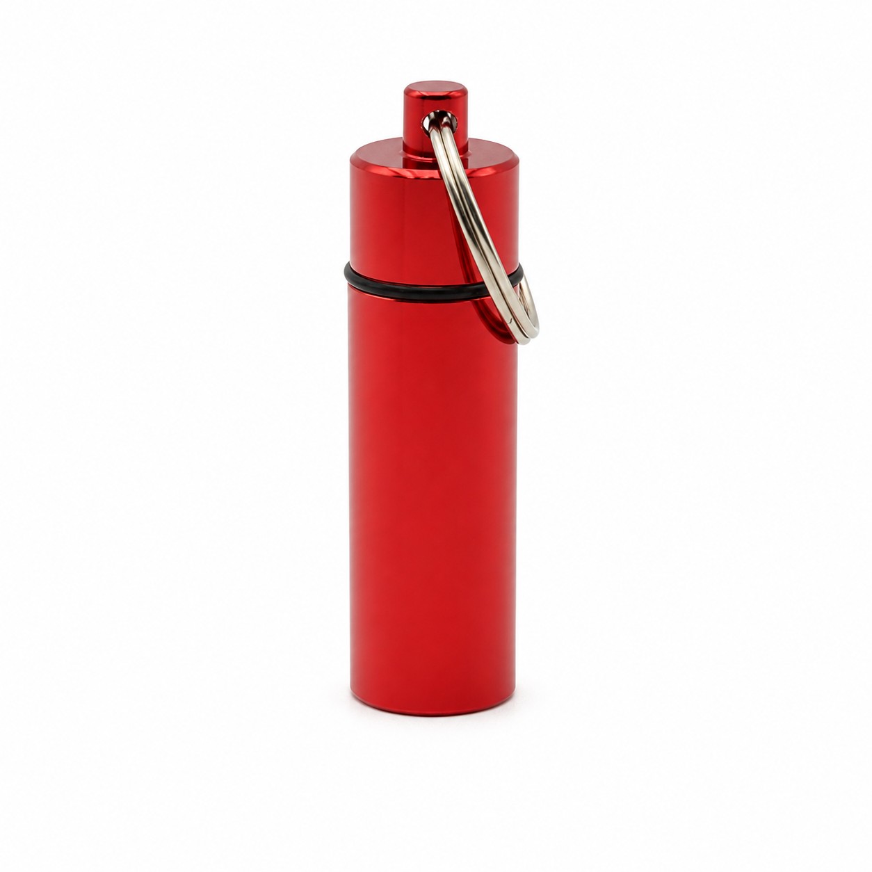Compact Aluminum Keychain Pill Case — view 2