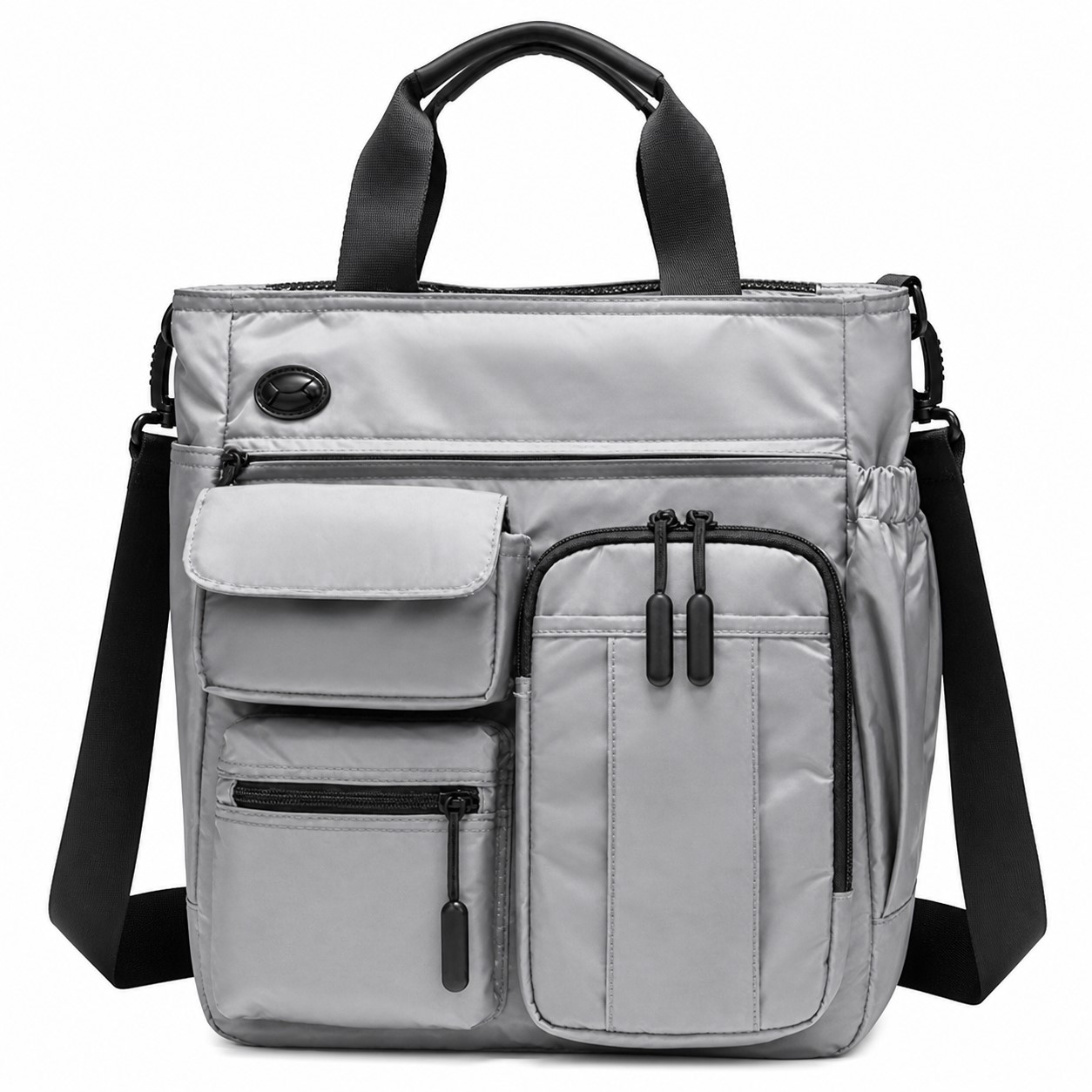 Multi Pocket Oxford Crossbody Messenger Bag — view 2