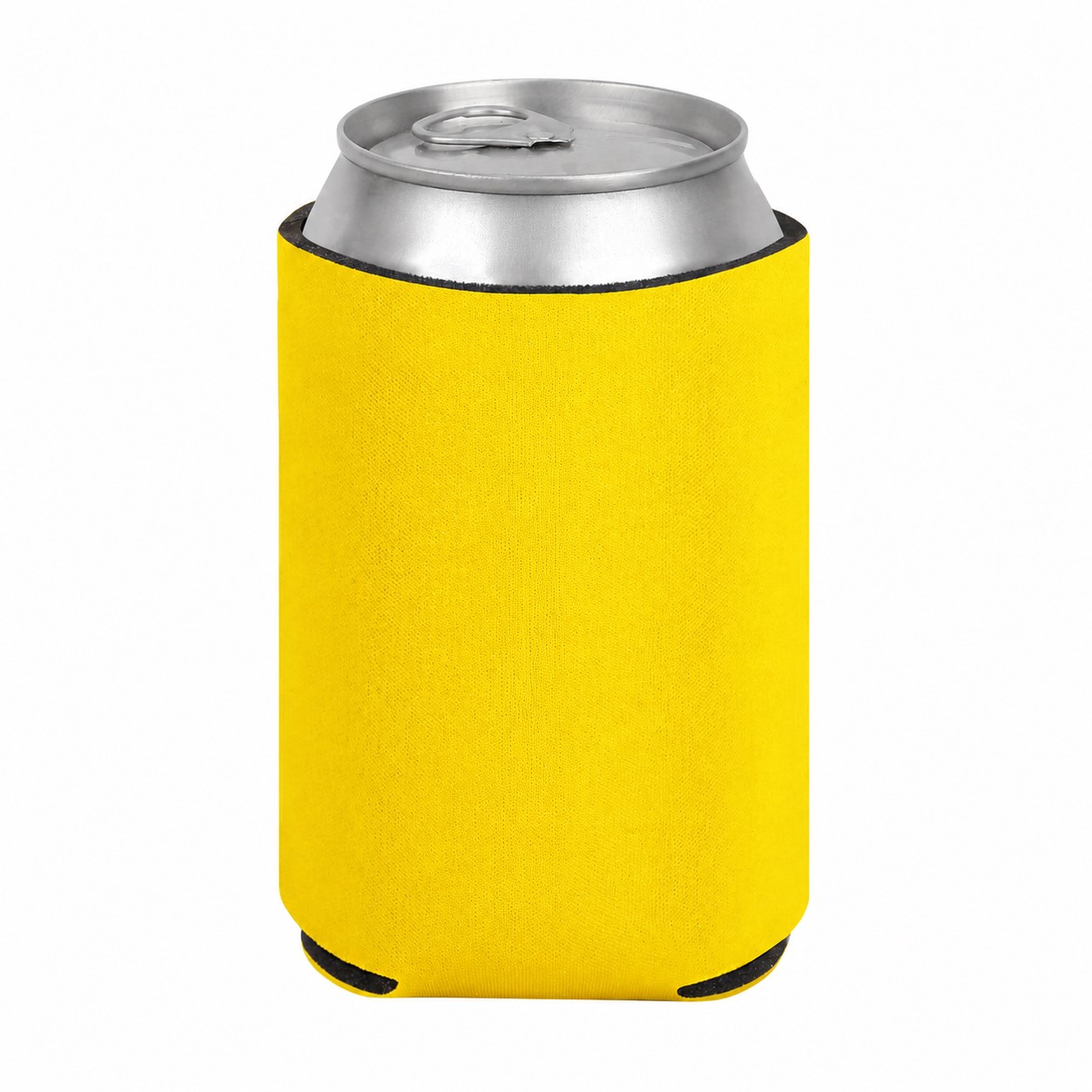 Economy Foam Can Cooler — Yellow