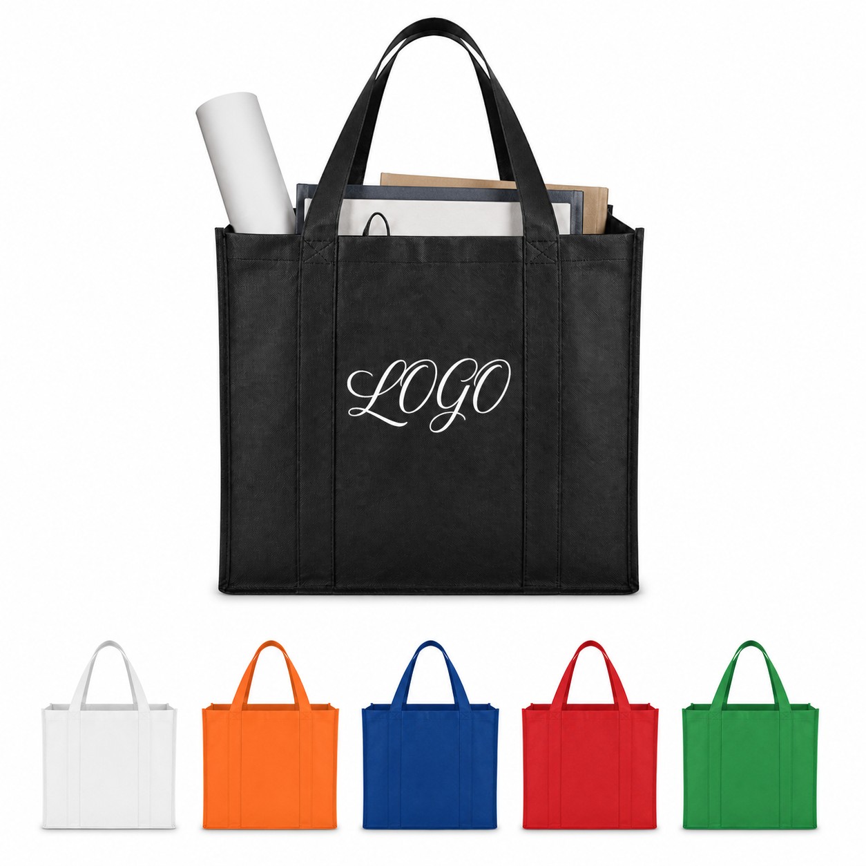 Reinforced Polypropylene Grocery Tote