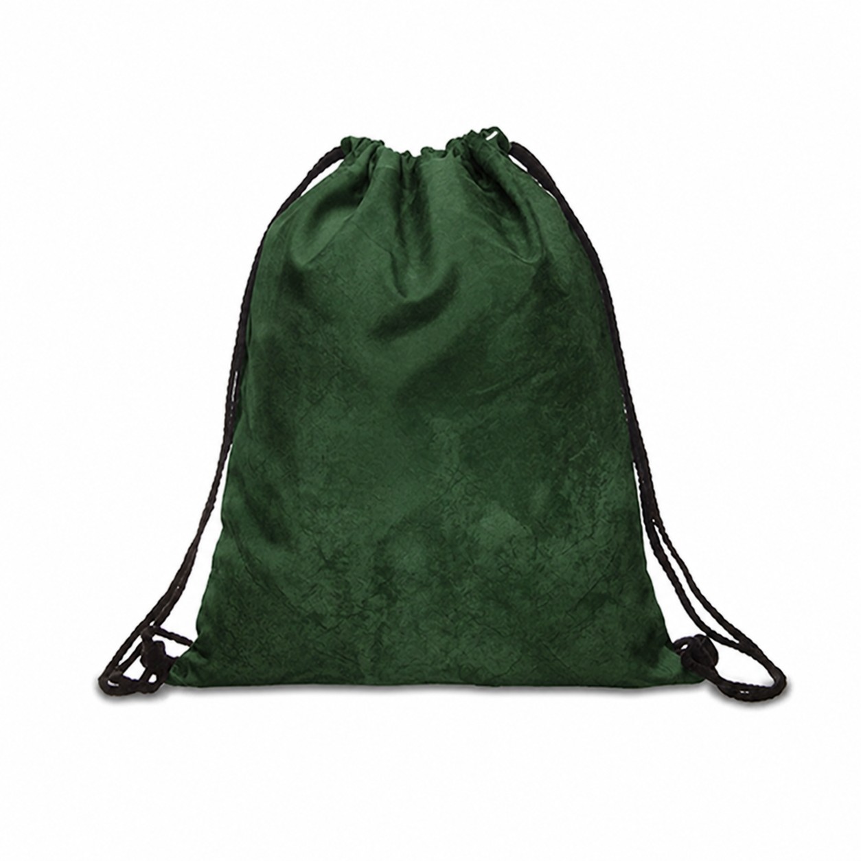 Polyester Flag Drawstring Backpack — Green