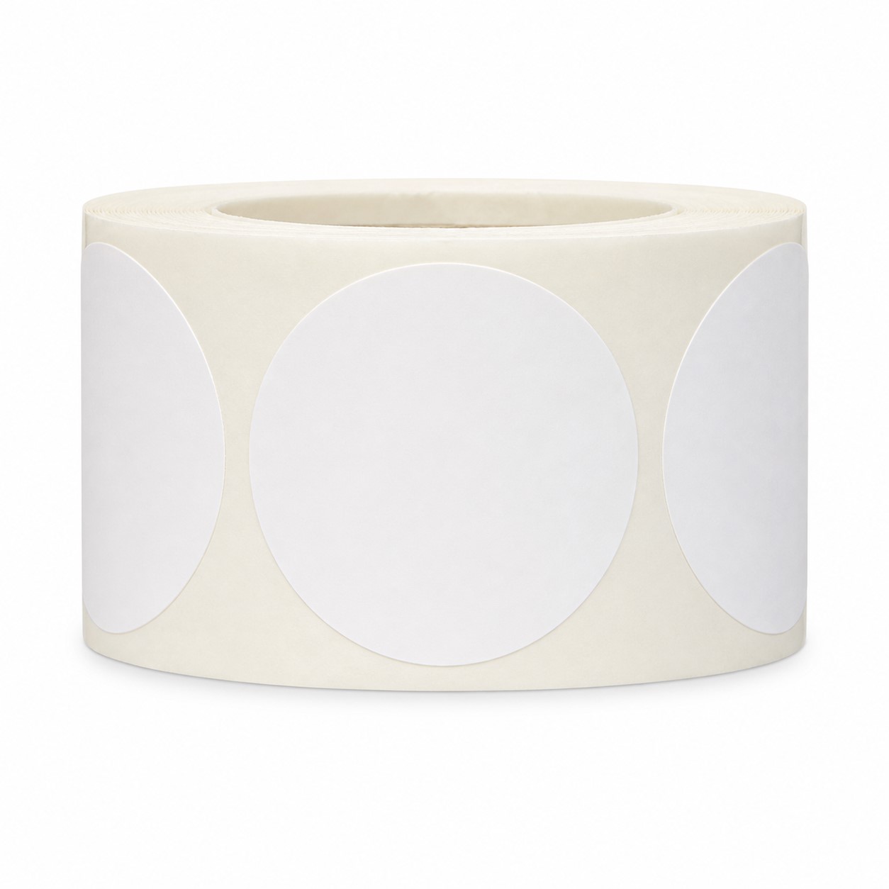 One Inch Round Paper Sticker Roll — view 2