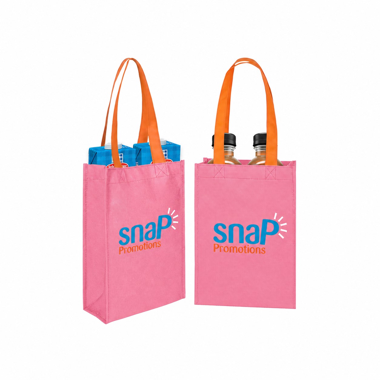 80GSM Non-Woven Tote Bag — Pink