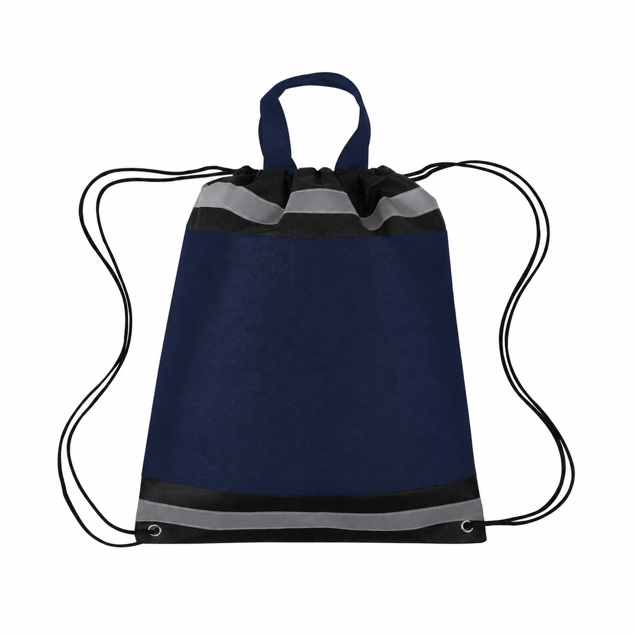 Metal Eyelet Reflective Sportpack — Navy Blue