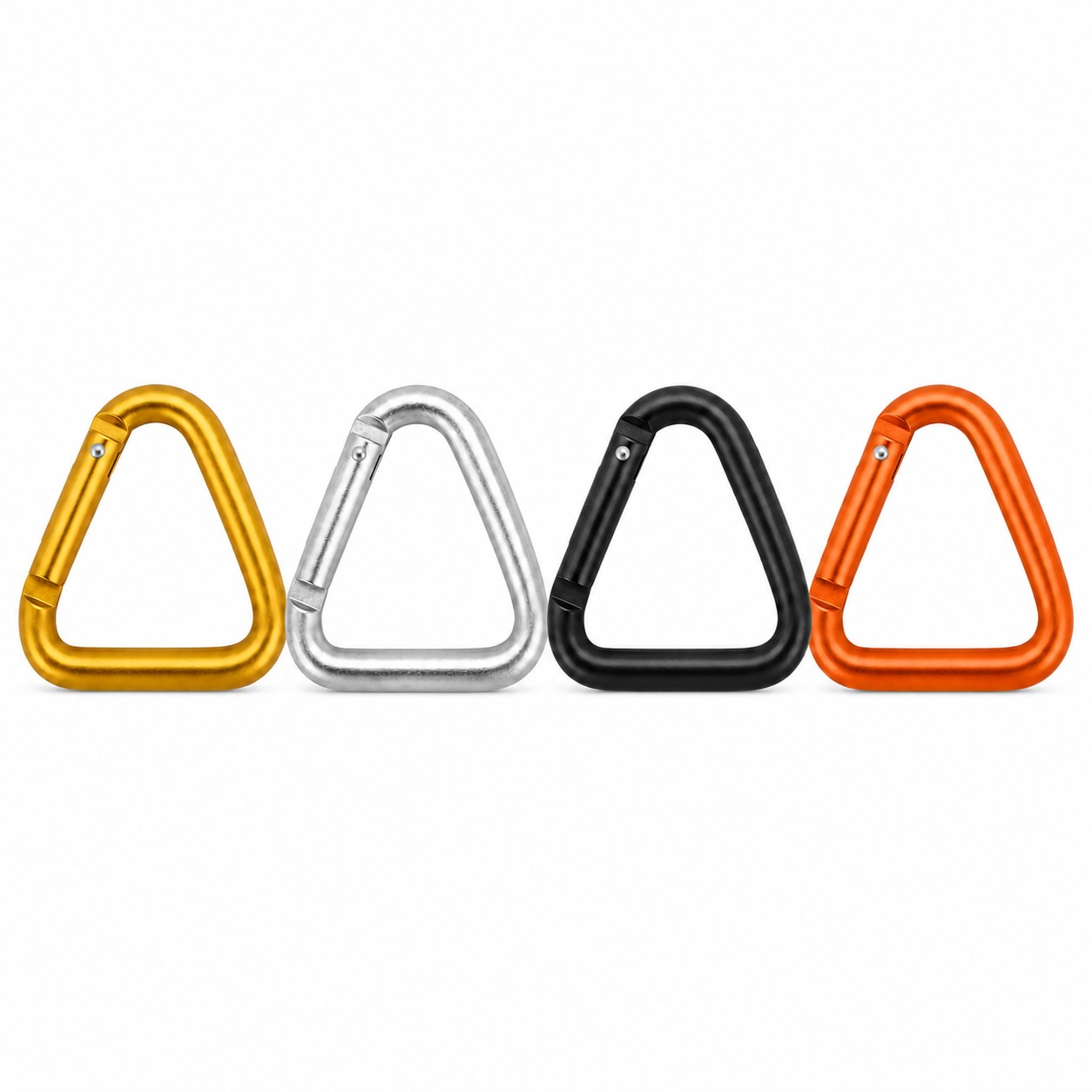Triangular Aluminum Spring Gate Carabiner