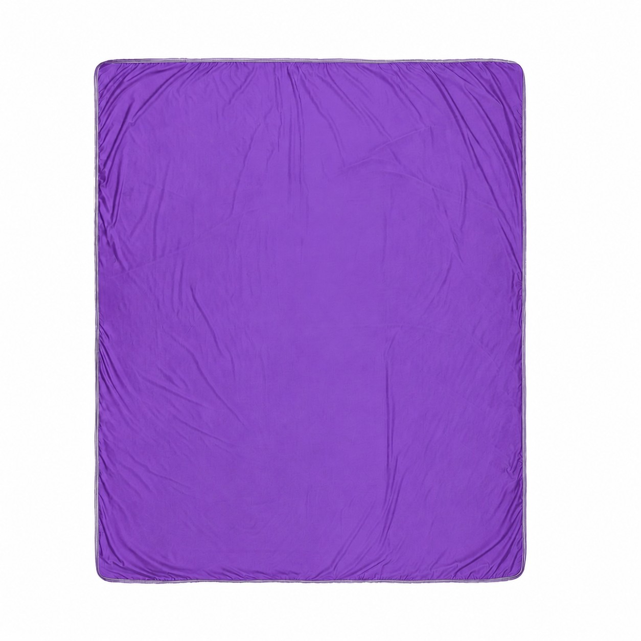 Dual Sided Polyester Cooling Blanket — Purple