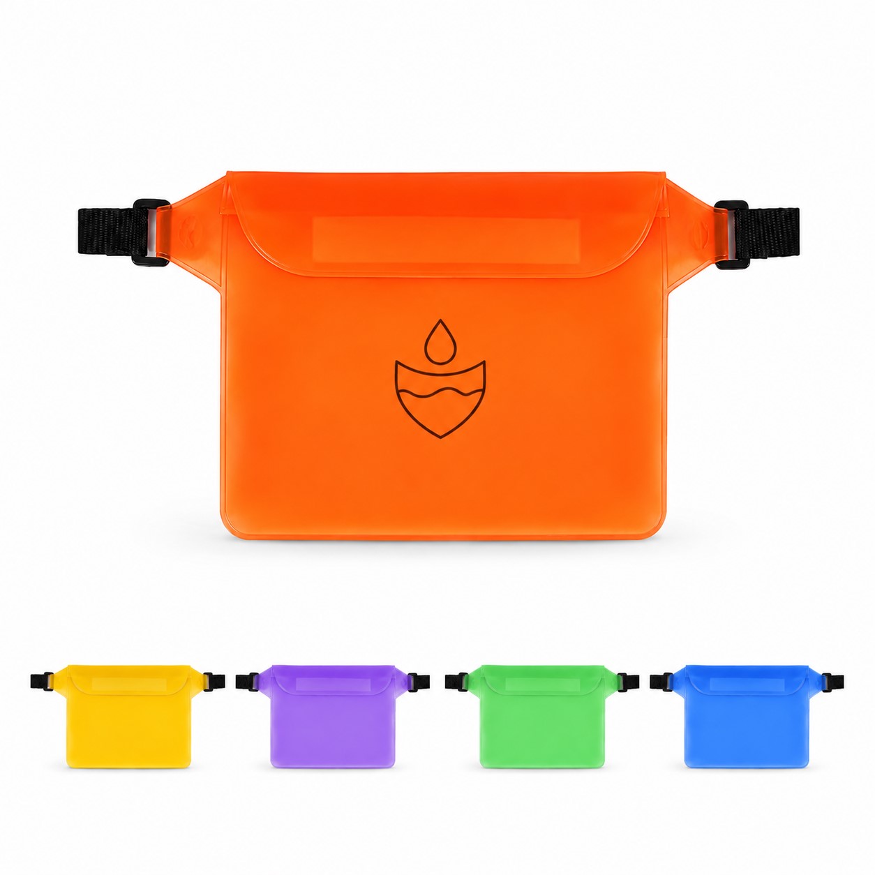Triple Zip Waterproof Belt Pouch
