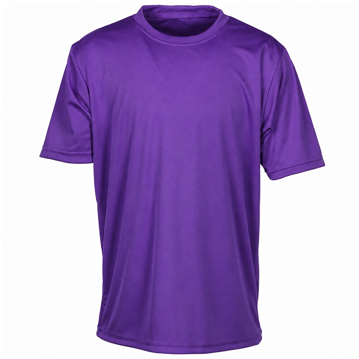 Youth Recycled Polyester Cooling Tee — Purple