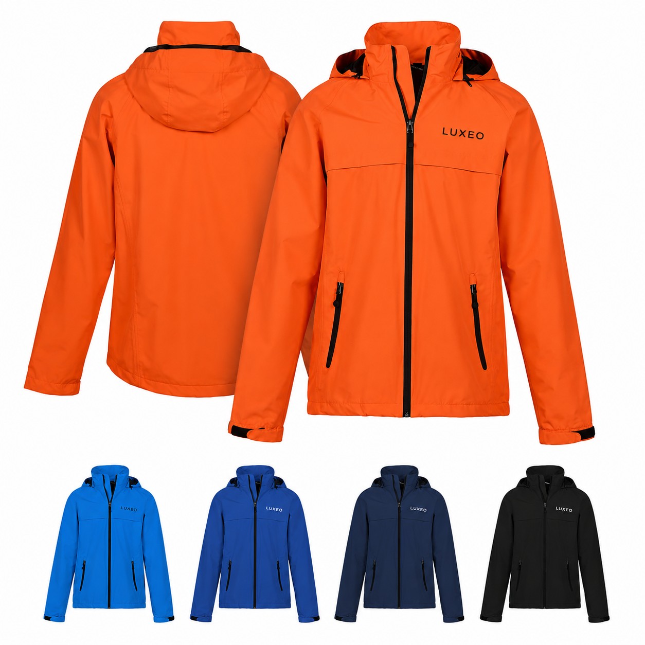 Waterproof Polyester Zip Jacket