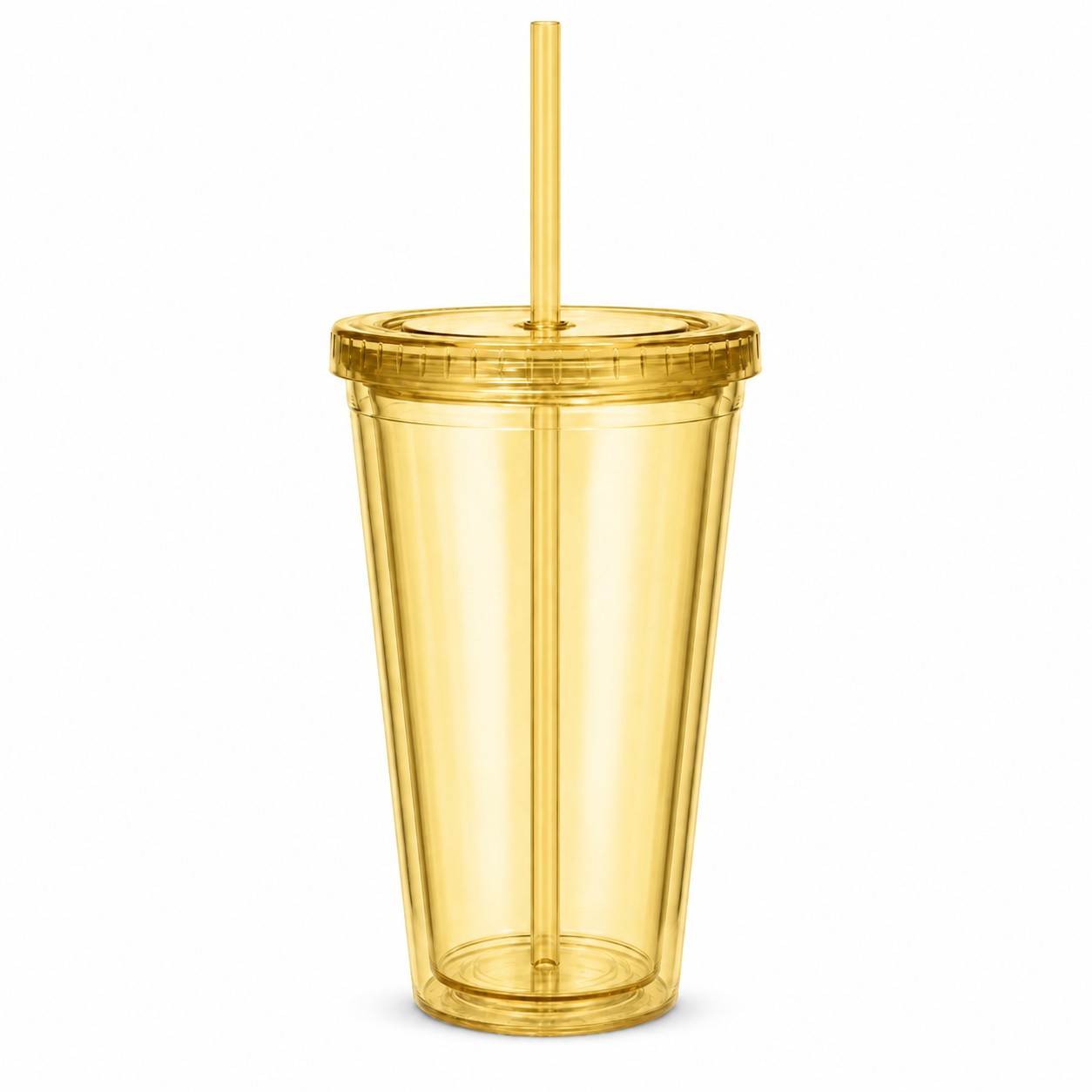 Double Wall 16 Oz Acrylic Journey Tumbler — Gold