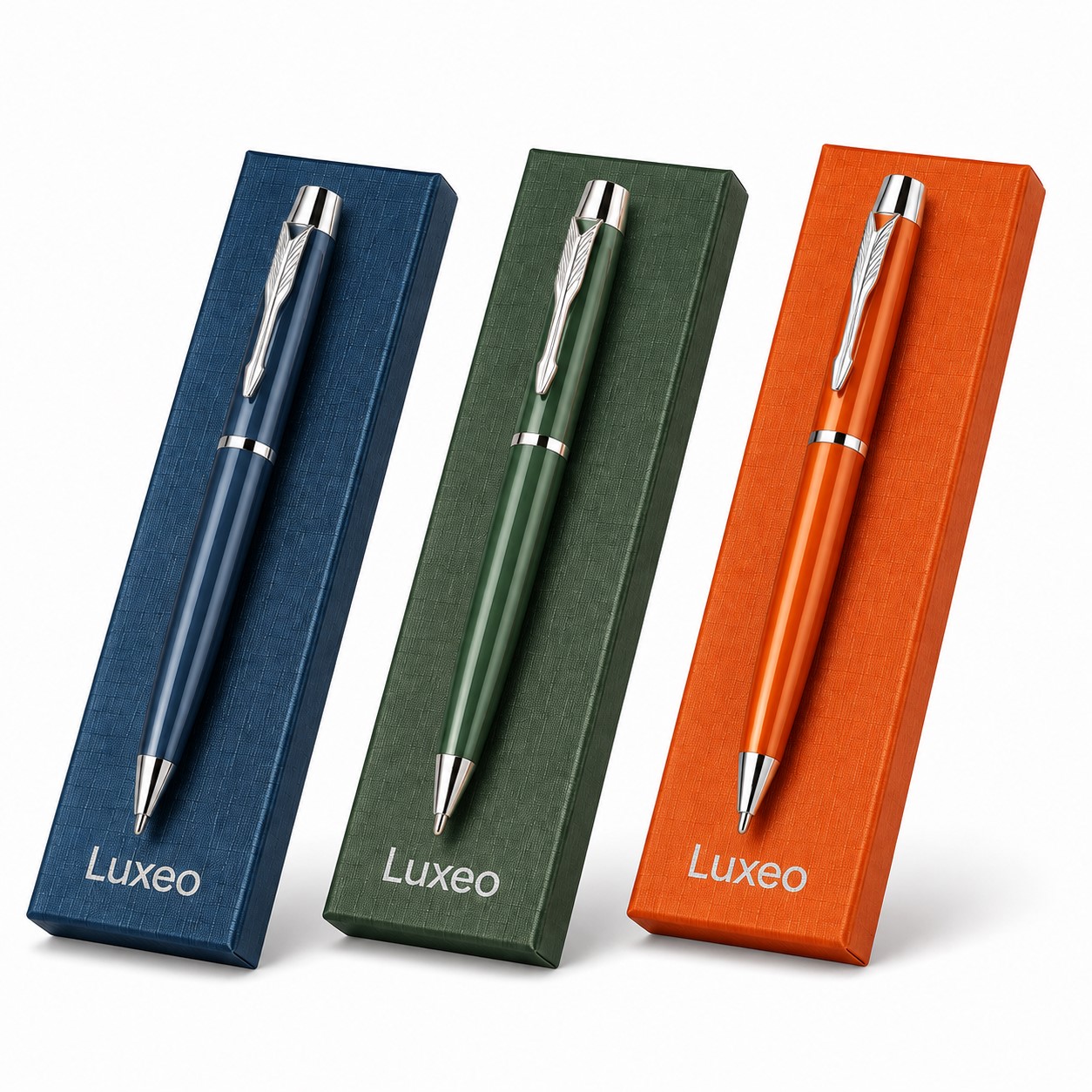 Metal Ballpoint Pen Set With Gift Box