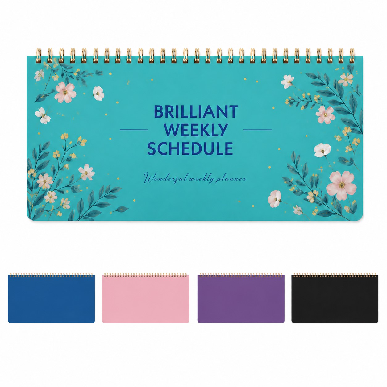 Undated Weekly Planner With Metal Double Coil