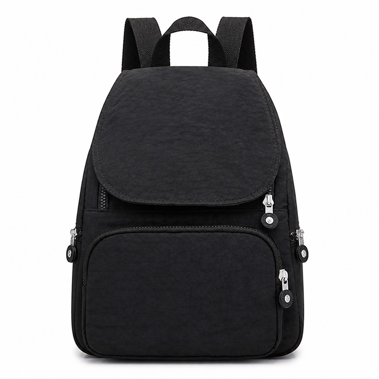 Multi Pocket Polyester Flap Travel Backpack — view 2