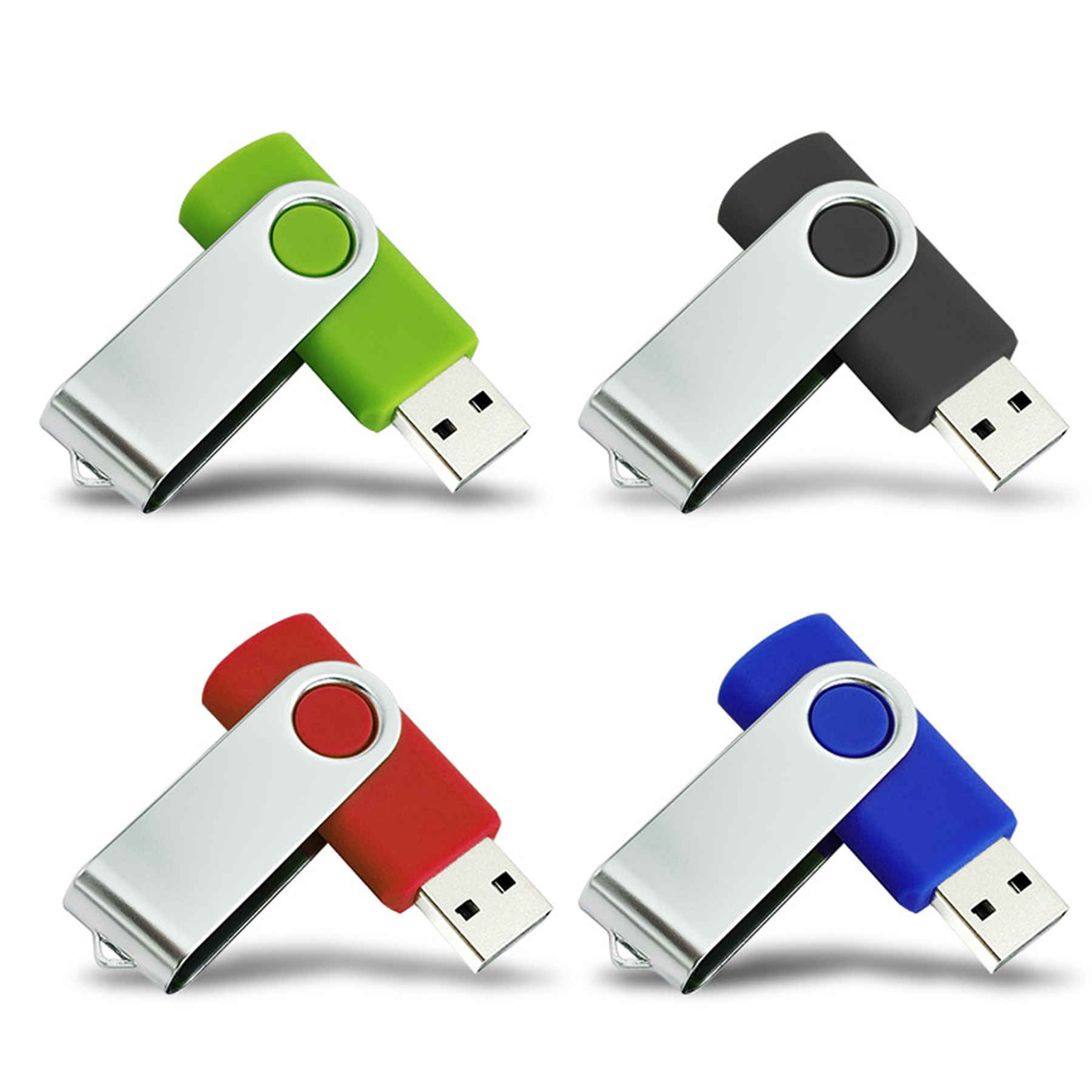 Swivel Metal Flash Drive — view 2