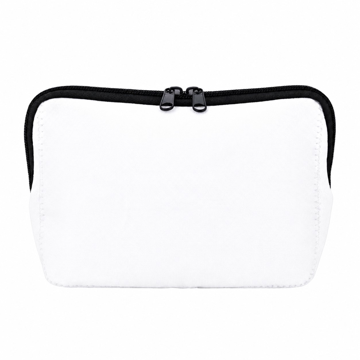 Neoprene Smooth Surface Toiletry Bag — White