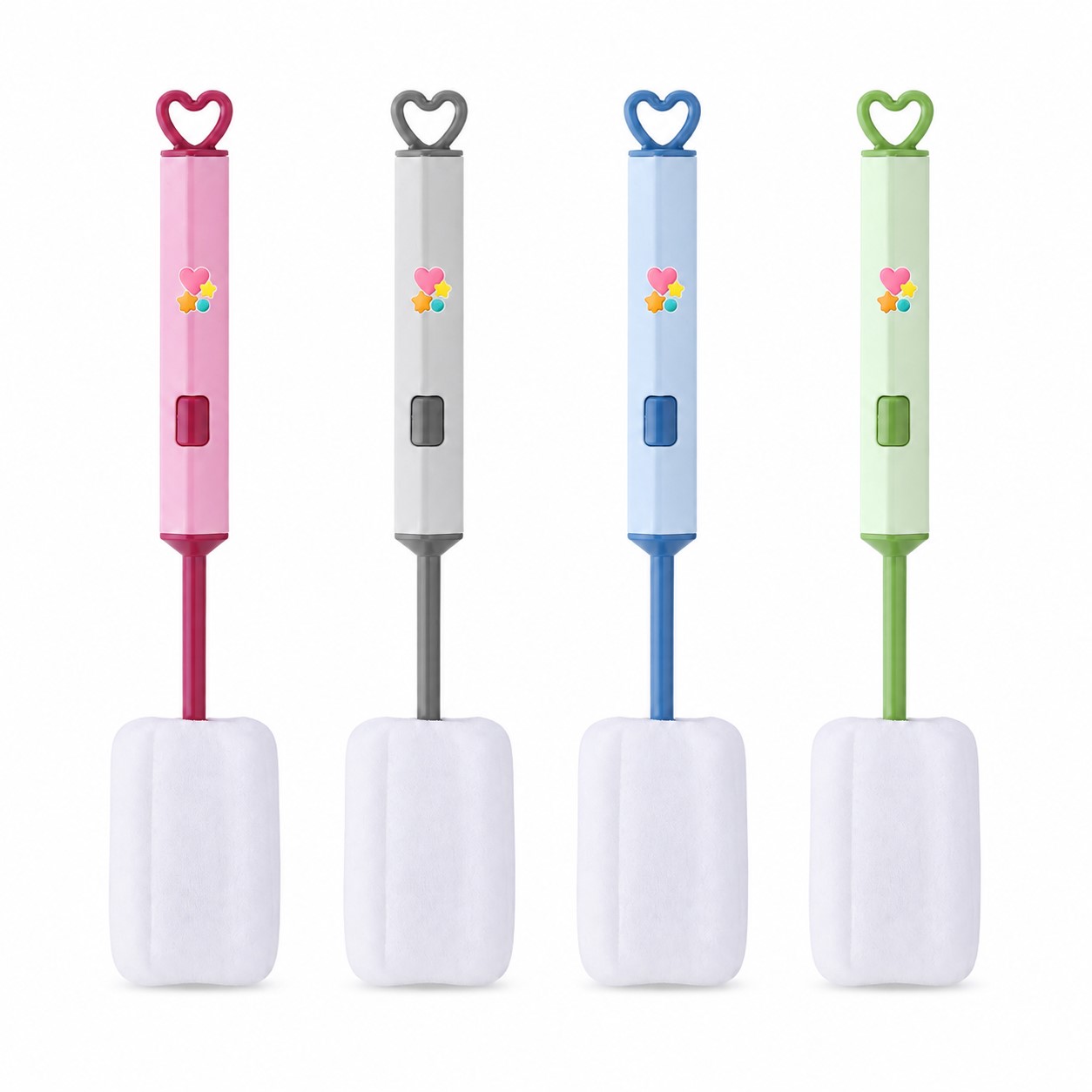Long Handle Sponge Cup Cleaning Brush