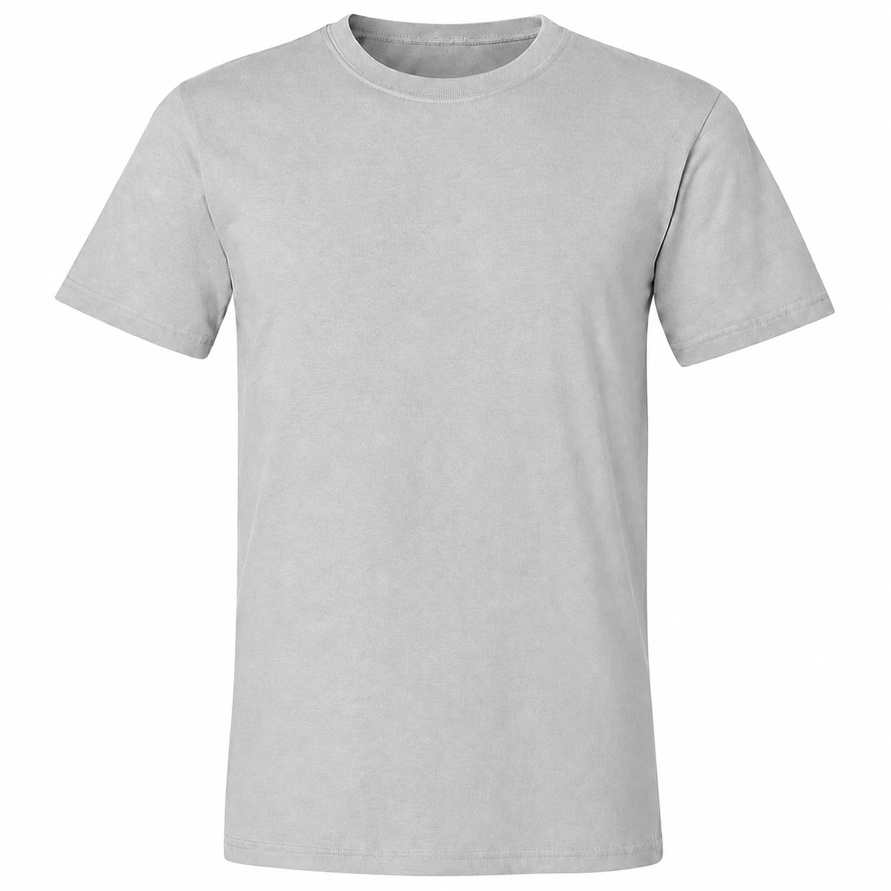 Ringspun Cotton Crewneck T-Shirt — Silver