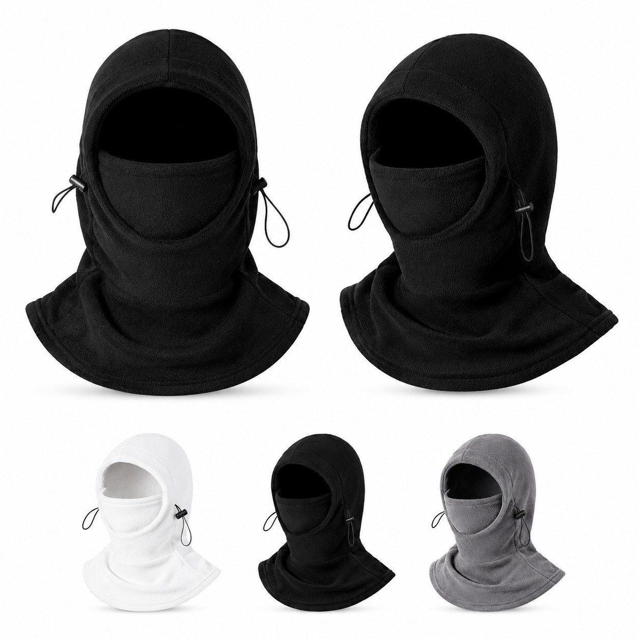 Polar Fleece Ski Balaclava Hood