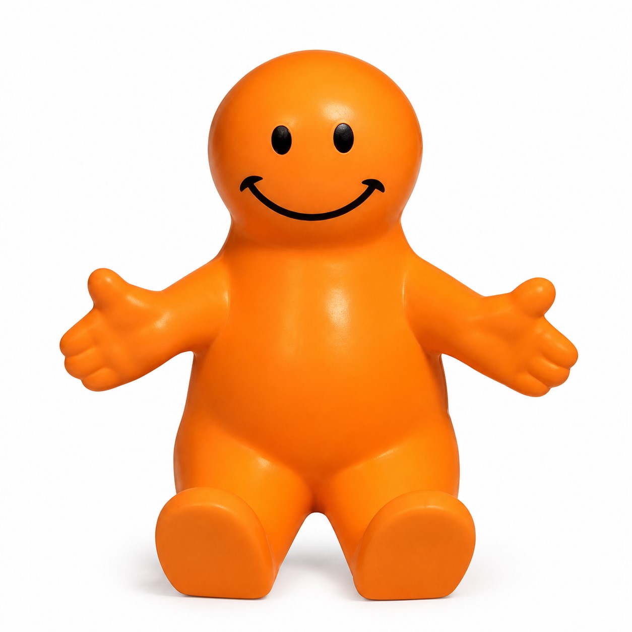 Smiling PU Foam Phone Holder Stress Toy — view 2