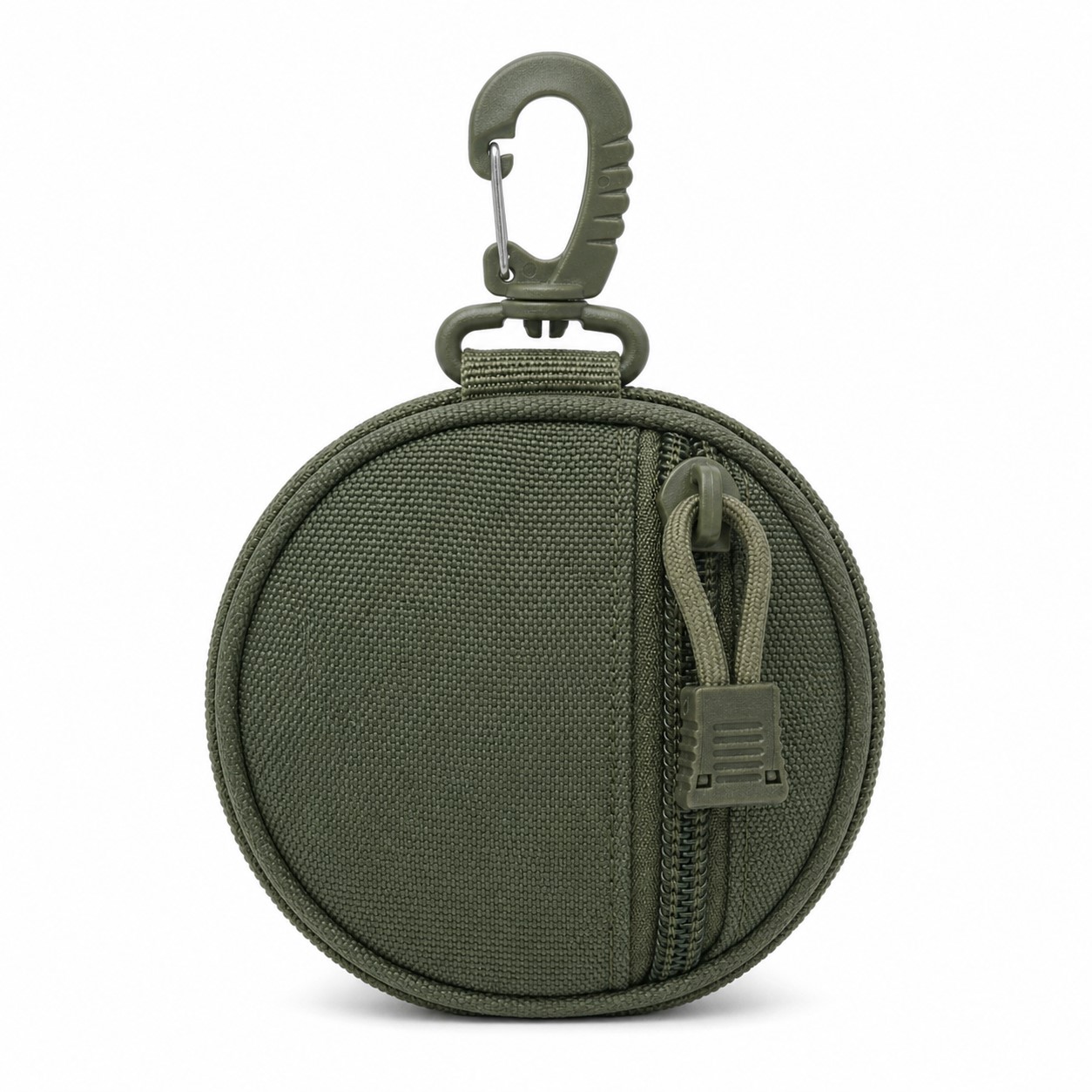 Round Oxford Coin Pouch With Carabiner — view 2