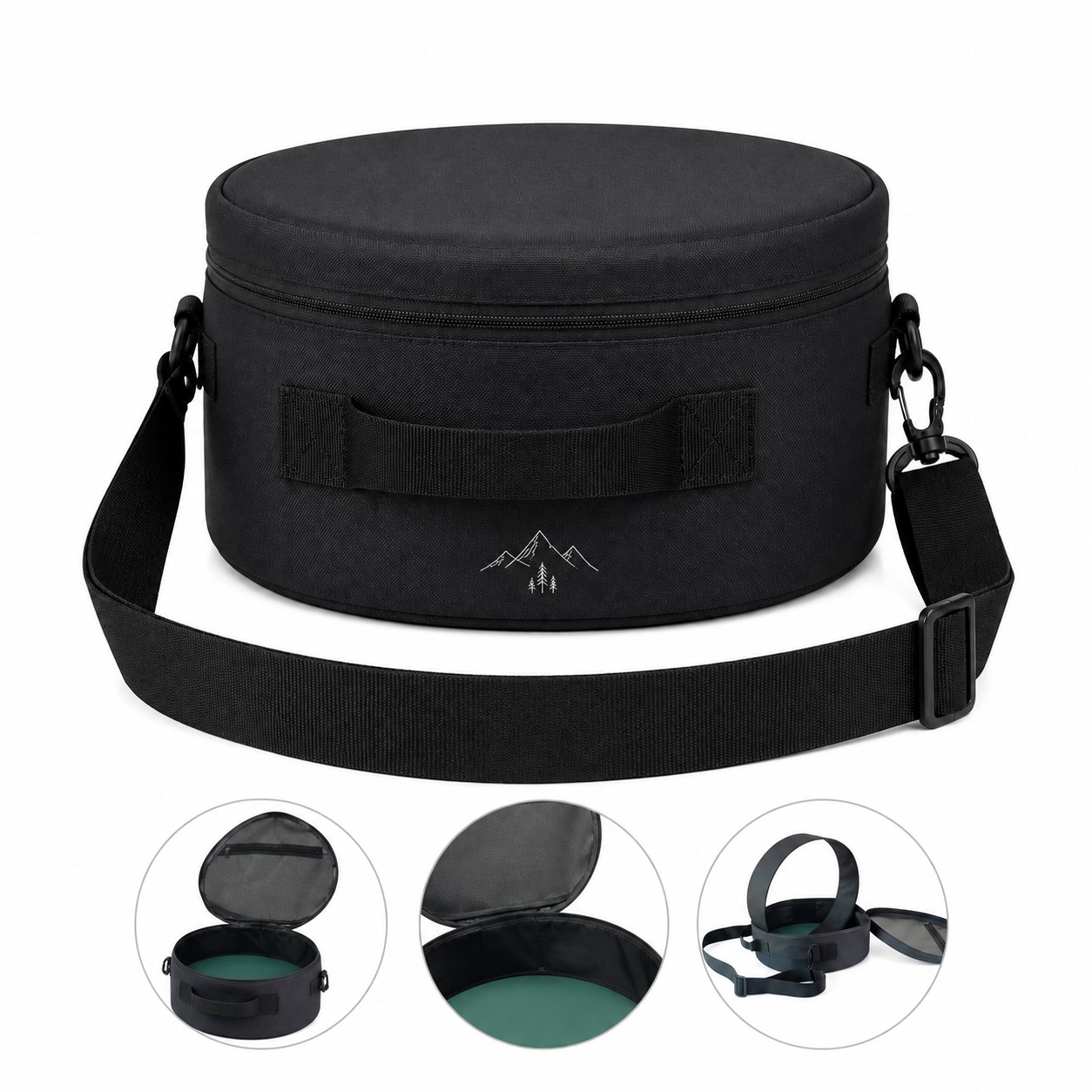 Circular Waterproof Polyester Sports Bag