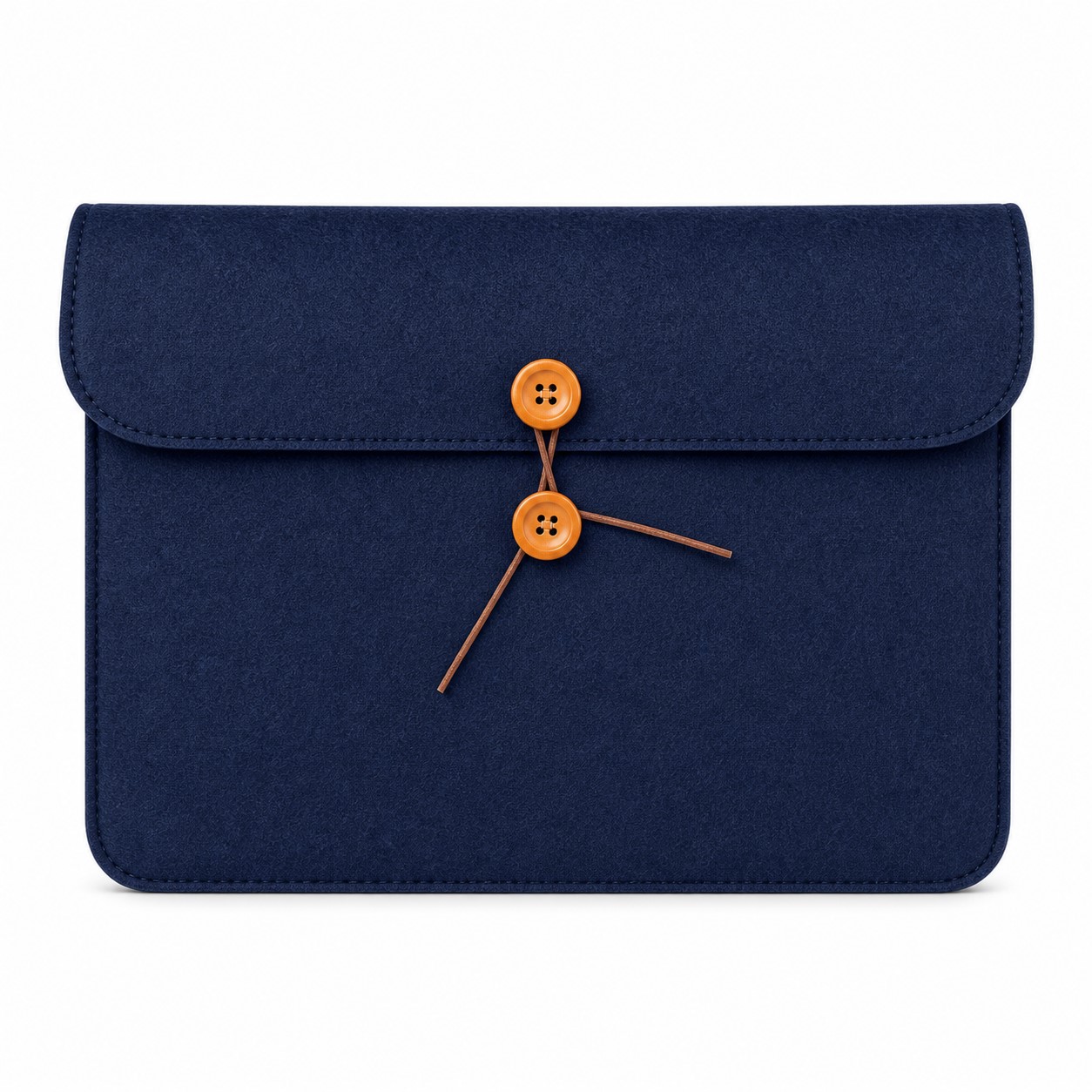 A4 Felt Button Closure Document Bag — view 2
