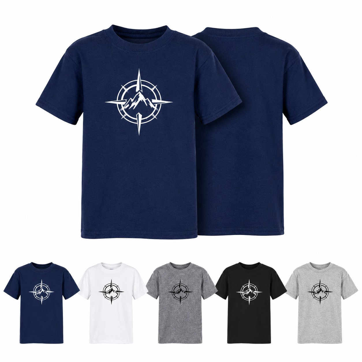 Youth Cotton Polyester Short Sleeve Tee