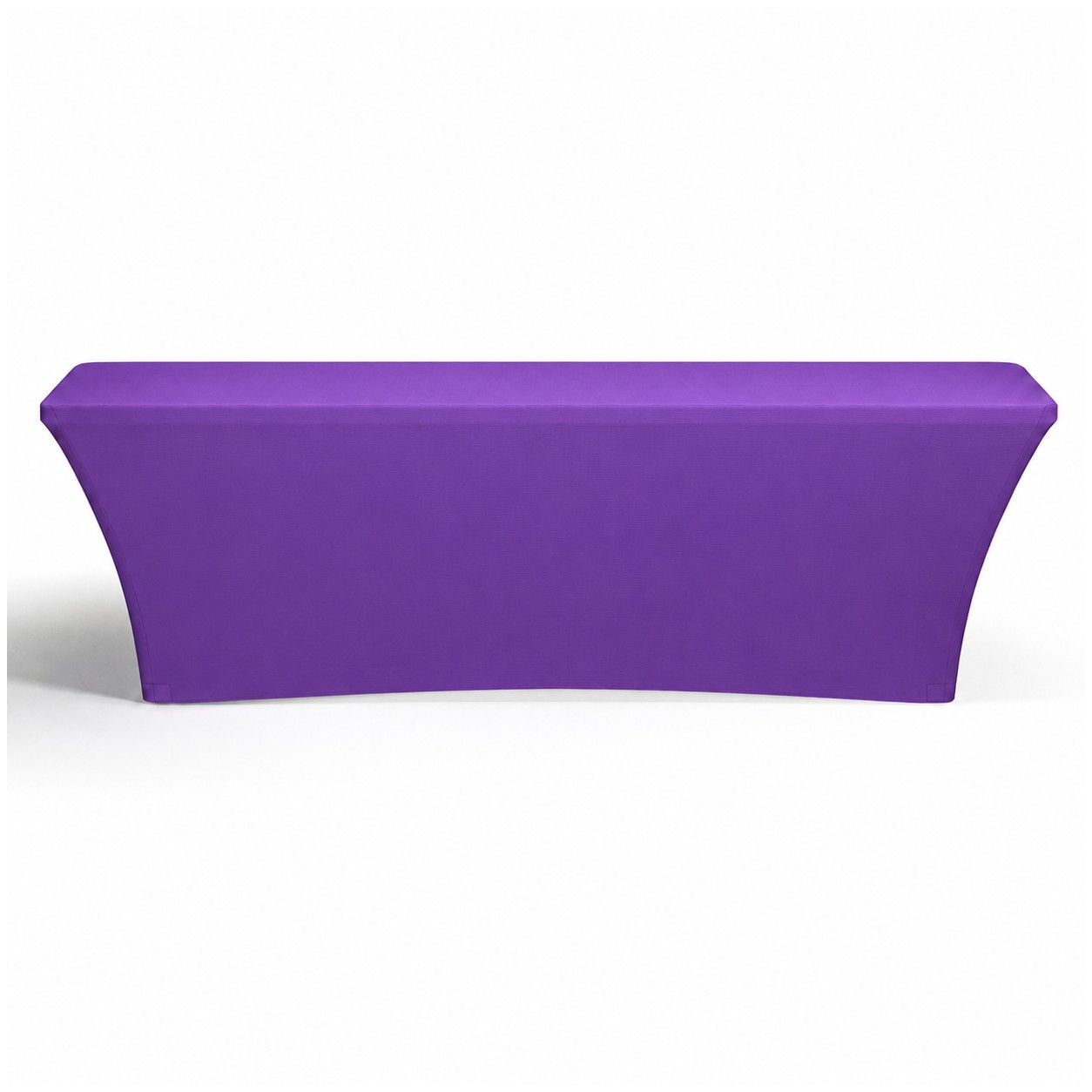 8-Foot Standard Stretch Table Cover — Purple