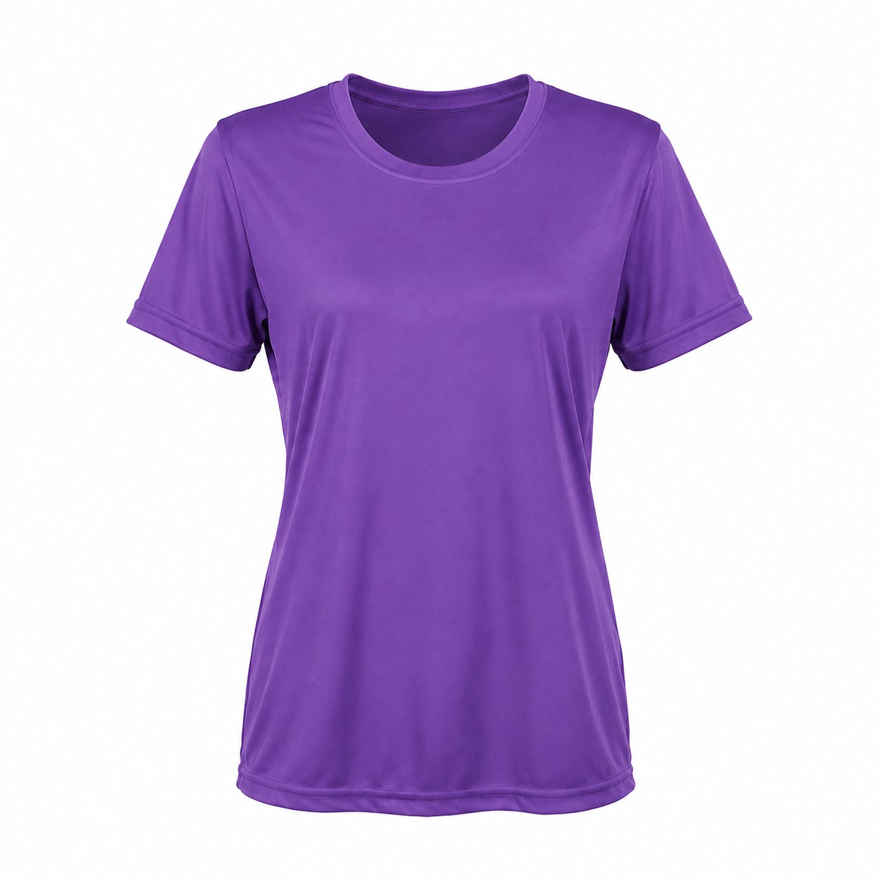 Women's 3.8-Ounce Polyester Athletic T-Shirt — Purple