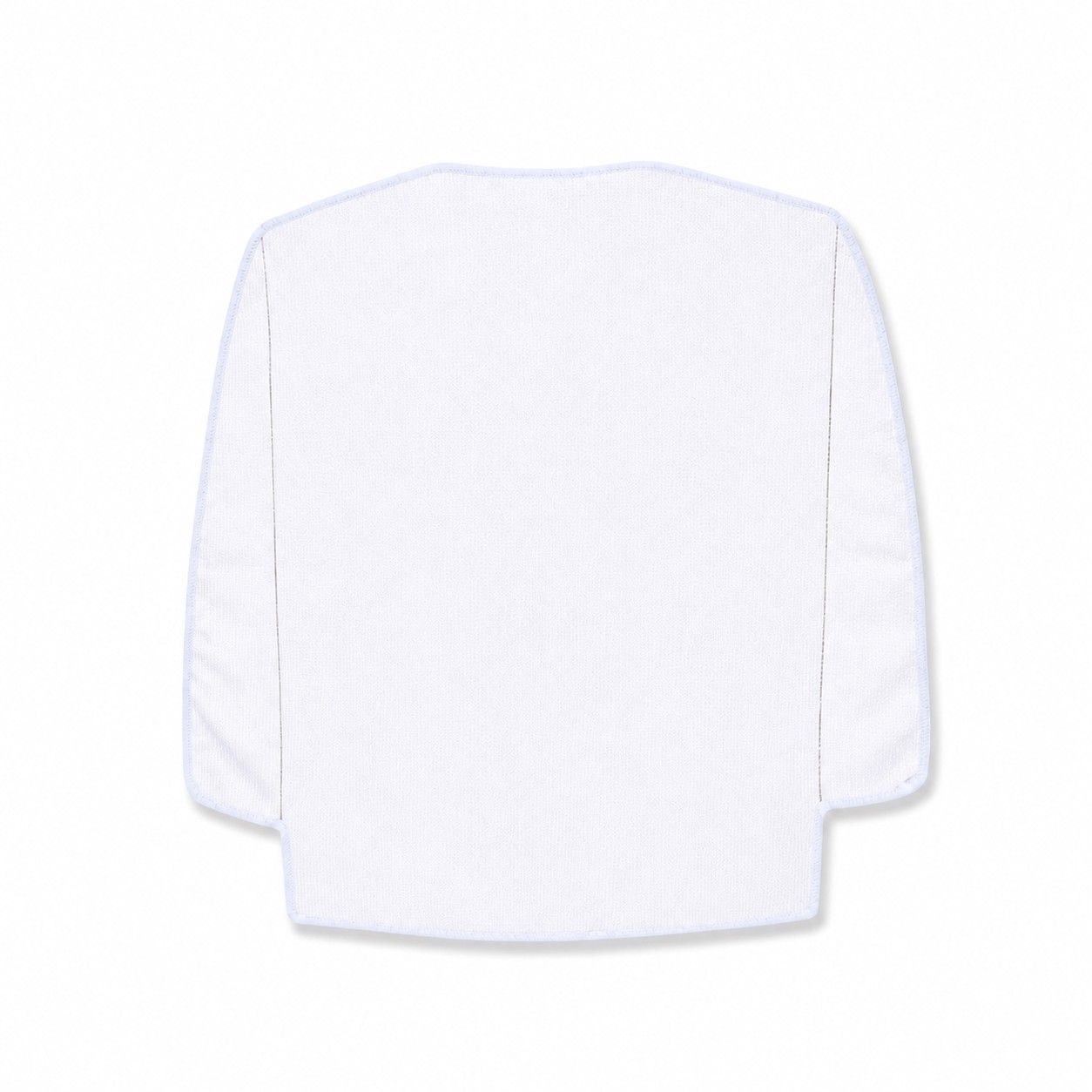 Jersey Shaped Microfiber Rally Towel — Clear White