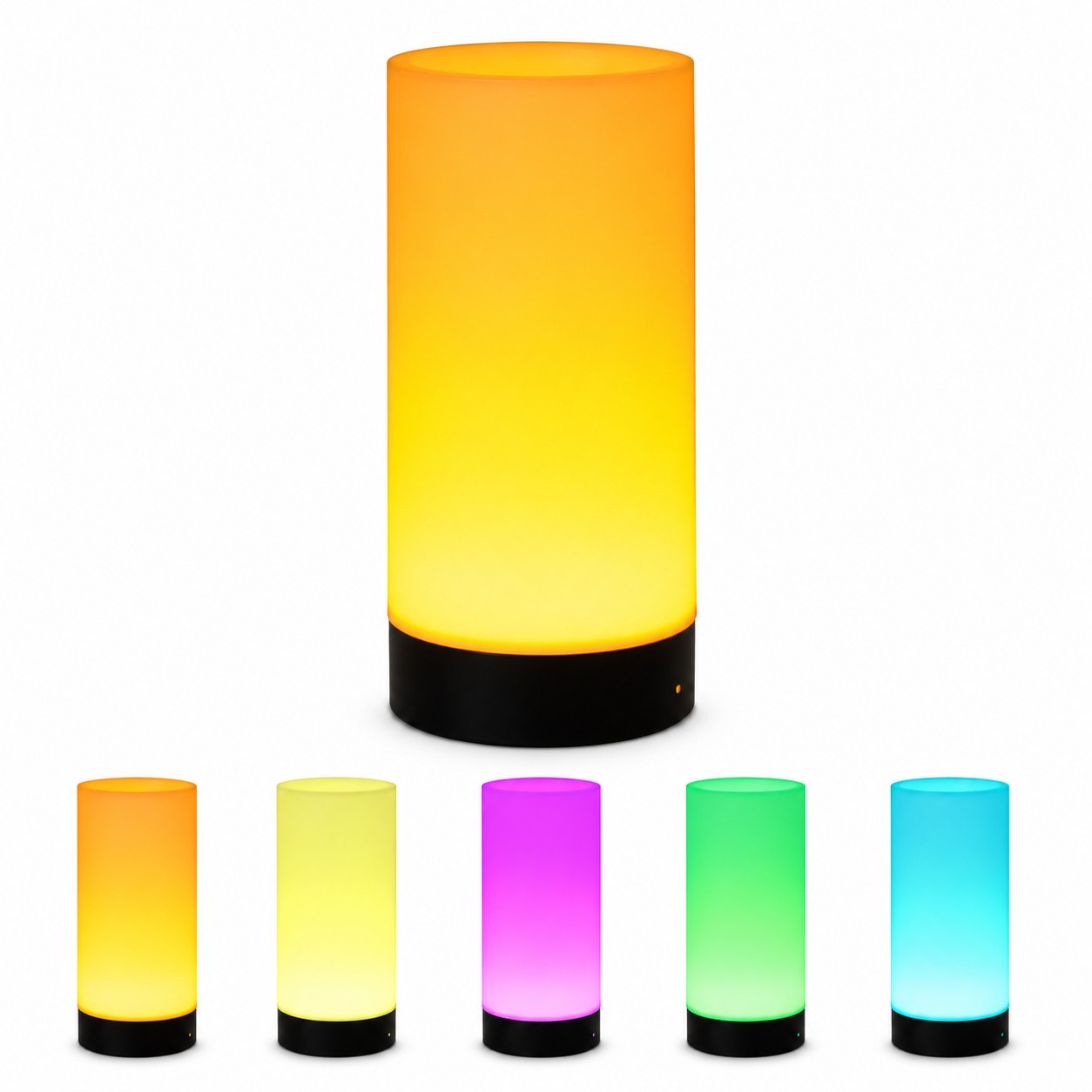 Rechargeable ABS Cylinder Lamp