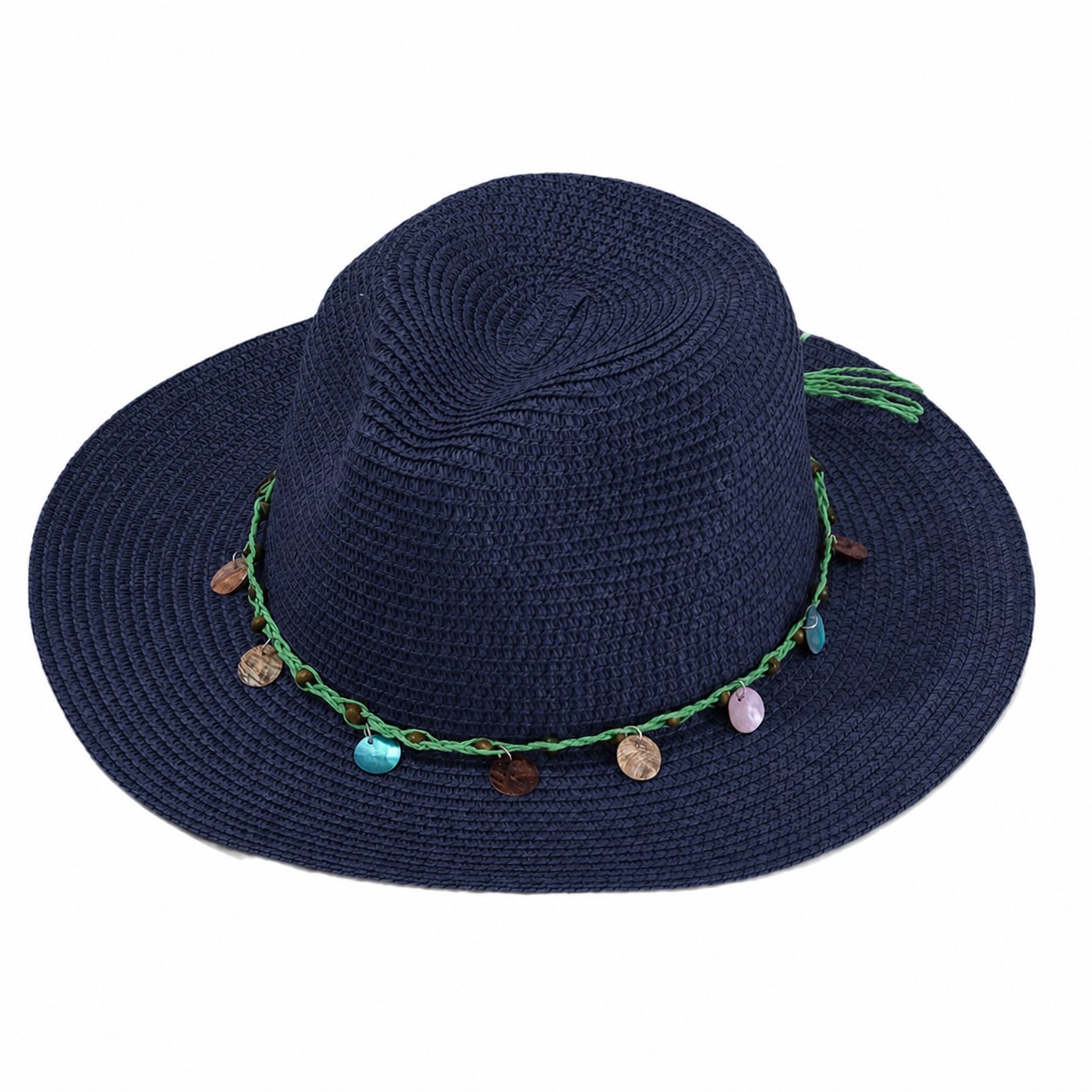 Stone Band Straw Sun Hat — view 11
