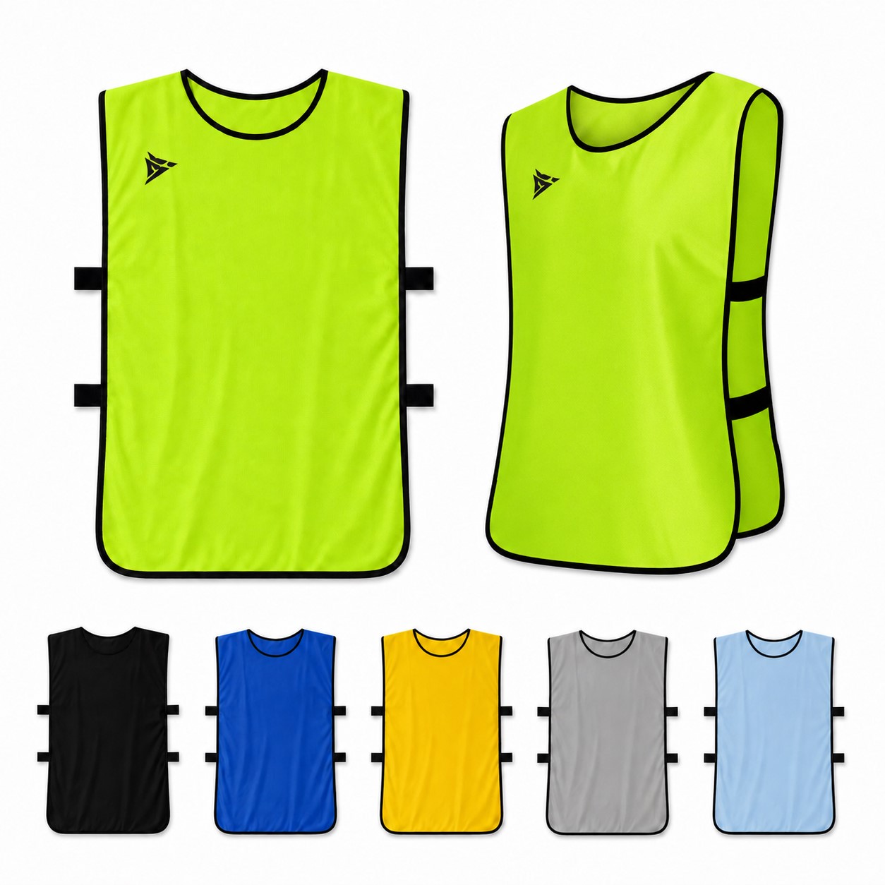 Numbered Polyester Soccer Practice Vest